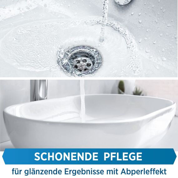 PRINOX 150ml Reinigungs und Polierpaste für Emaille, Keramik, Porzellan, Glaskeramik, Mineralguss - Professionelle Badpflege zu Reinigung und Pflege von Armaturen - Ceranfeld Reiniger