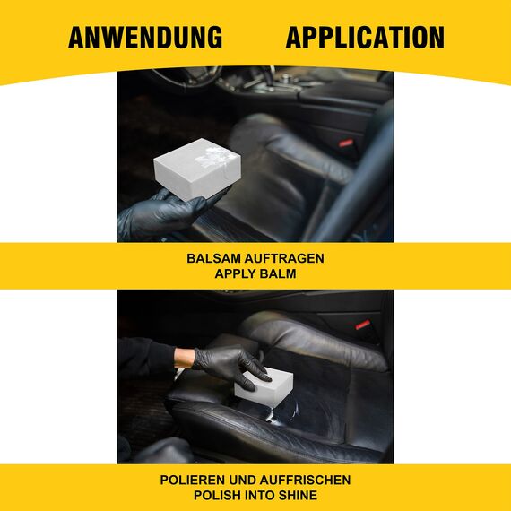 Macari Lederbalsam Premium Universal Lederpflege mit echtem Bienenwachs Leder 500ml (500ml Lederbalsam)