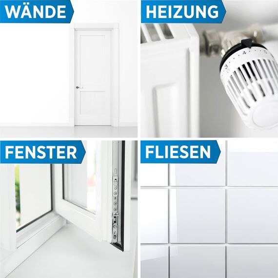 PRINOX 1030ml Nikotinentferner Konzentrat | Ruß & Nikotin Reiniger für Fensterrahmen, Wände, Türen, Heizkörper, Kunststoff, Fliesen | Starker Fettlöser für Haushalt und Gastronomie