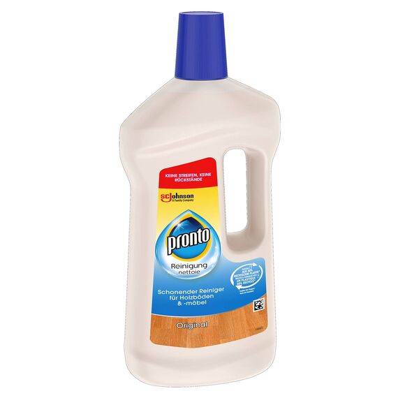 Pronto Schonender flüssiger Holz-Reiniger für Holzböden und Holzmöbel, Oberflächenreiniger für Möbel, 1er Pack (1 x 750 ml)