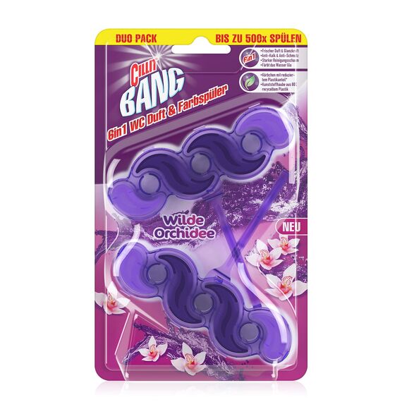 Cillit Bang Color Power 6 WC-Spüler, Lilaspüler, Duo, 6er Pack (6 x 2 Stück)