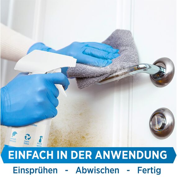 PRINOX 1030ml Nikotinentferner Konzentrat | Ruß & Nikotin Reiniger für Fensterrahmen, Wände, Türen, Heizkörper, Kunststoff, Fliesen | Starker Fettlöser für Haushalt und Gastronomie