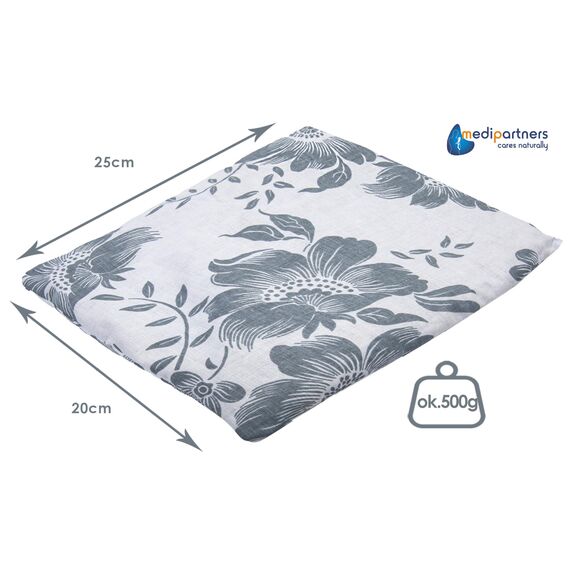 Medi Partners Kirschkernkissen Mikrowelle 20x25cm Körnerkissen groß Wärmekissen 500g Rechteck 100% Baumwolle Öko Natur Massagetherapie - Kirschkernkissen nacken schulter Kältetherapie (Berry)