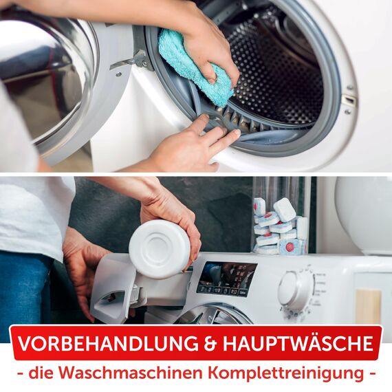 Nordicare [1L] Waschmaschinenreiniger flüssig & extra stark - Waschmaschinen Reinigung effektiv gegen Schmutz & Geruch - Waschmaschine Hygiene Reiniger