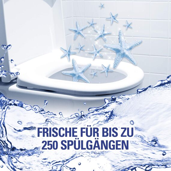 Cillit Bang Blue Wave 6 WC Blauspüler, Duopack Ozean Frische, 3er Pack (3 x 2 Stück)