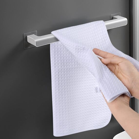 VIVOTE 3er-Pack Microfaser Geschirrtücher, Waffelgewebe Handtuch, Super saugfähige Trocknungstücher 40 cm x 56 cm Weiß