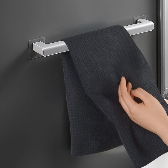 VIVOTE 6 Stück Mikrofaser Trockentücher Waffelgewebe Reinigungstücher Super saugfähige Geschirrtücher 40 cm x 56 cm schwarz