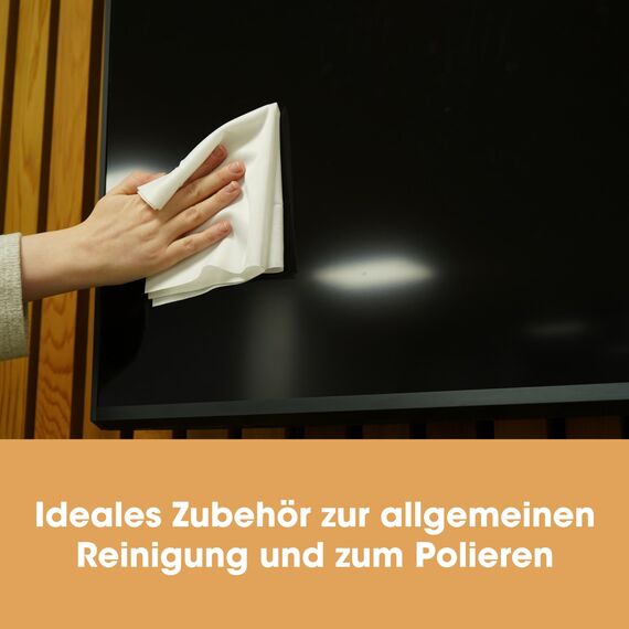 Furniture Clinic fusselfreie Reinigungstücher im 3er-Pack, zum Reinigen, Ölen von Holzmöbeln, Auftragen von Holzwachsen und mehr, 3 Stück