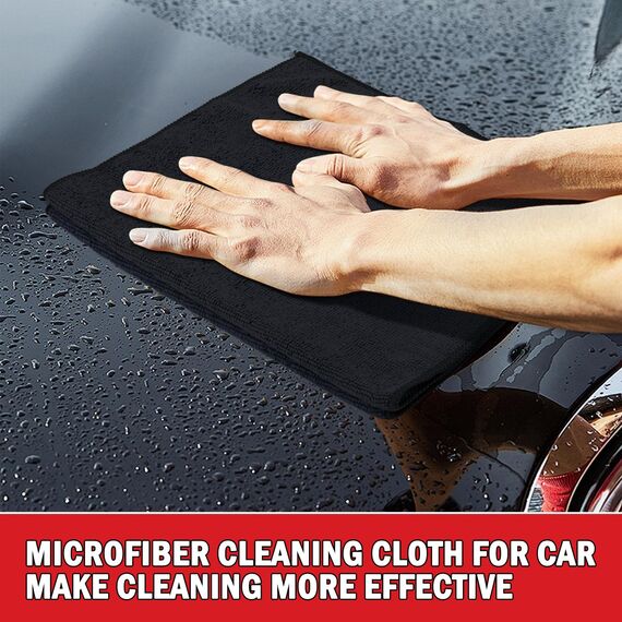 AIDEA Microfasertücher Mikrofasertücher 24 Pack, Wiederverwendbare Mikrofasertuch ReinigungstüCher, Fusselfrei, Streifenfrei Staubtuch für Haus, Küche, Auto, Motorrad, Fenster, 30 X 40 cm