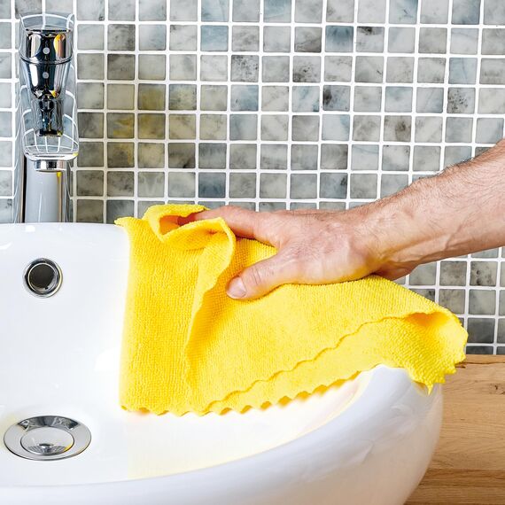 Spontex Microfibre Allzwecktücher 8+2 Gratis, 1 Packung - bunte Mikrofasertücher