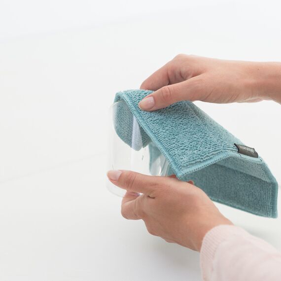 Brabantia Mikrofaser Reinigungstuch (3er Set) Reinigungstuch, Mikrofaser, Dark Grey, Light Grey, Mint, 18 x 3 x 26, 5 cm, 3 Einheiten