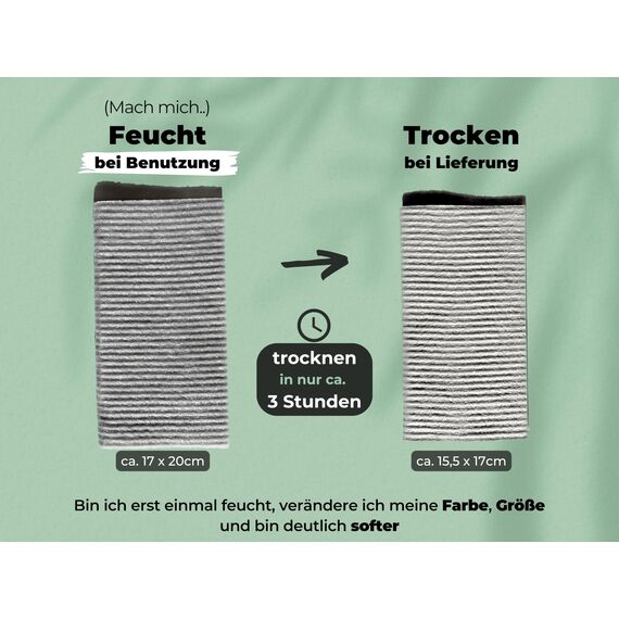 Grünschloss Spüllappen bunt waschbar (8X) schwedische Baumwoll Spültücher (Baumwolle + Holz) Schwammtücher saugfest Küche Putzlappen in 4 Farben System Skandi Stil natürliche Reinigungstücher