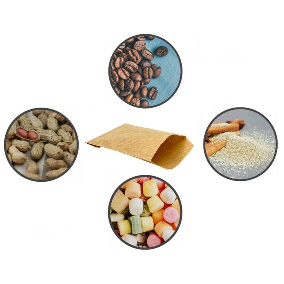 PAKNOR® 100stk Papiertüten Braun klein - 7 x 12 cm, ideal für Freudentränen & Adventskalender zum befüllen, Mini Kraftpapiertüten zum basteln für Hochzeit, Weihnachten, Blumensamen als Geschenktüte