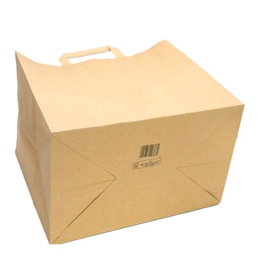 Sperling Bio-Kompostbeutel aus Kraftpapier, Papiertragetaschen 20 Liter, 28 x 32 x 22 cm, braun, kompostierbar, 25 Stück