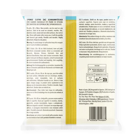 by Amazon Schwammtücher, 5 Stück