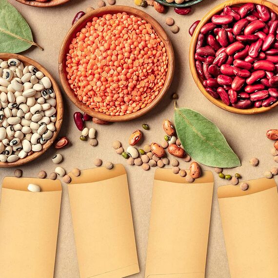 qingmeng Samentütchen, 100 Stück Papiertüten Klein Braun, 6x10cm Saatgut Aufbewahrung, Mini Kraftpapier Tüten zum Befüllen Verpackungstüten Umschläge Geschenktüten Bonbons Süßigkeiten Adventskalender