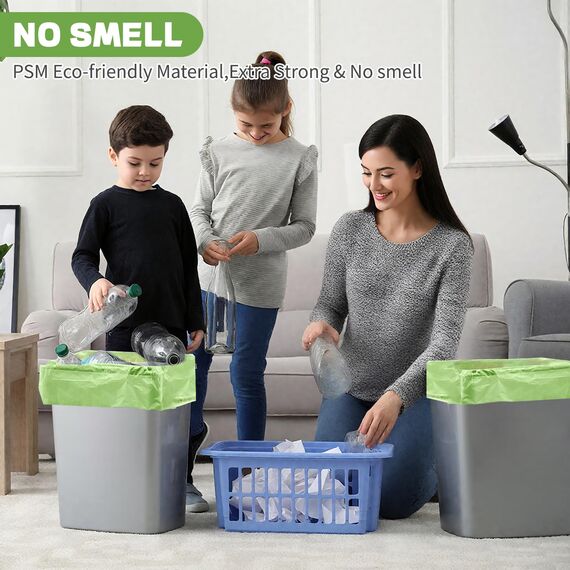 BODFPPC 100 Stück Biomüllbeutel 30L, Bio Müllbeutel Reißfeste Biomülltüten Kompostierbare Müllsäcke Mülltüten für Küche, Garten & Haushalt