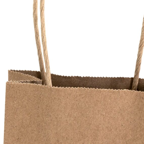 Idena 60058 - Papiertüten, 20 Stück, 12 x 5 x 15 cm, Geschenktüten, Kraftpapier Tüten, Basteltüten zum Verzieren und Verschenken (Packung mit 2)