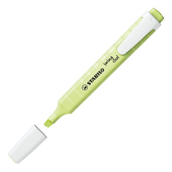 STABILO - Textmarker - swing cool Pastel - 2er Pack - Prise von Limette, Kirschblütenrosa