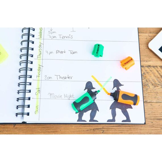 edding 7 Mini Textmarker - Neon-Farben - 5 highlighter pens - Keilspitze 1-3 mm - Textmarker klein in trendigen Farben - für Bullet Journal, Schule, Uni oder Büro