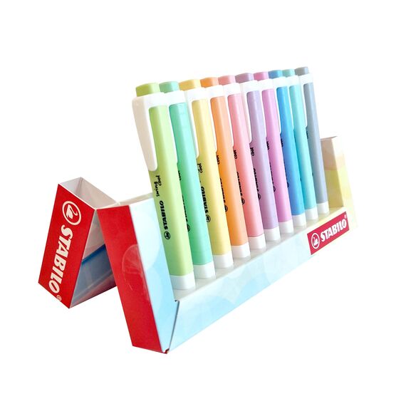 STABILO - Textmarker - swing cool Pastel - 10er Tischset