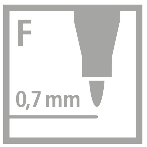 STABILO - Folienstift - OHPen universal - wasserlöslich fein - 8er Pack