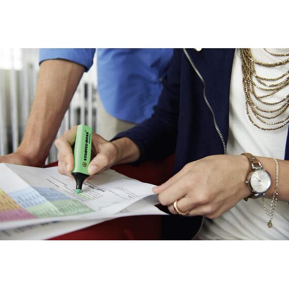 STABILO - Textmarker - BOSS ORIGINAL - 5 x 4er Pack - grün