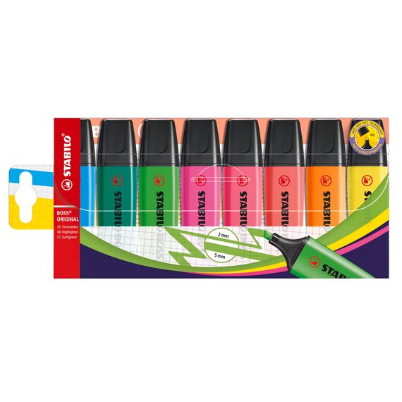 STABILO - Textmarker - BOSS ORIGINAL - 8er Pack