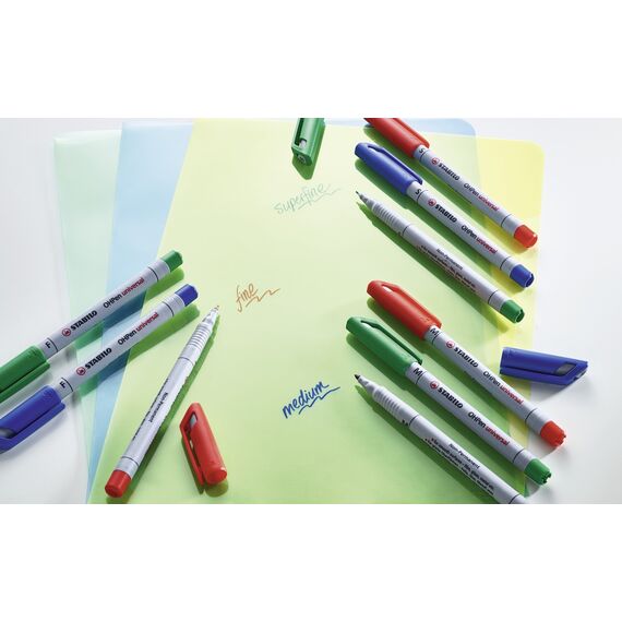 STABILO - Folienstift - OHPen universal - wasserlöslich fein - Einzelstift - schwarz