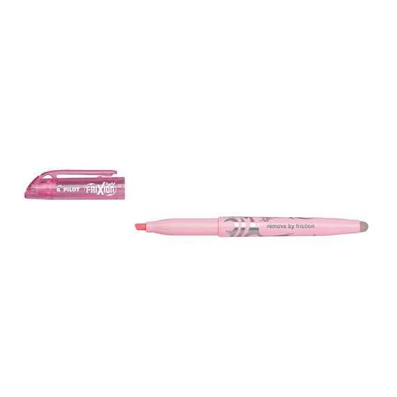 PILOT - 6er-Set FriXion Light Soft - Radierbarer Textmarker - Pastellfarben: Pastellpink, Gelb, Violett, Blau, Orange, Grün - Keilspitze für feine oder breitere Linien
