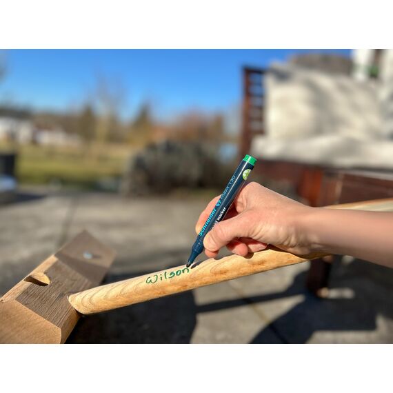 Schneider Maxx 130 Permanent-Marker mit Rundspitze (Strichstärke: 1-3 mm, nachfüllbar) 4er Packung sortiert