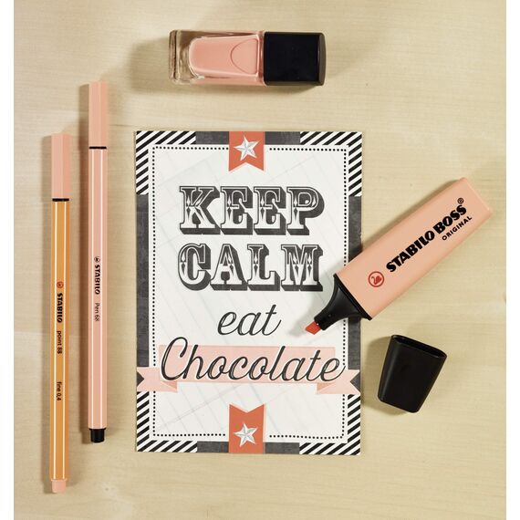 STABILO - Textmarker - BOSS ORIGINAL Pastel - 4er Pack - Hauch von Minzgrün, rosiges Rouge, Schimmer von Lila, zartes Türkis