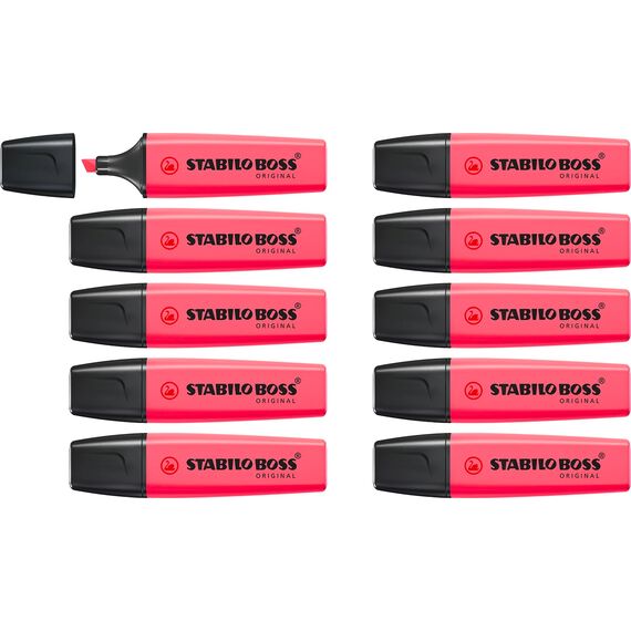 STABILO - Textmarker - BOSS ORIGINAL - 10er Pack - pink