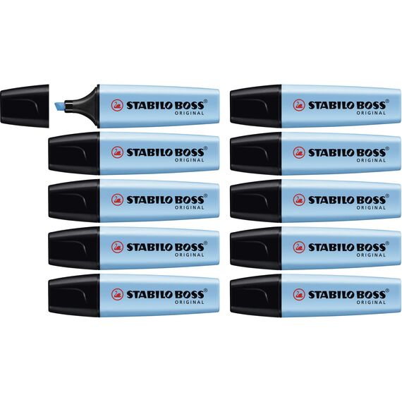 STABILO - Textmarker - BOSS ORIGINAL - 10er Pack - blau