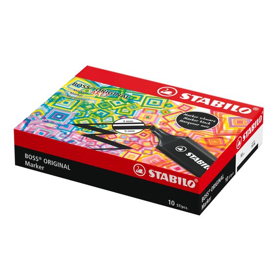 STABILO - Marker - BOSS ORIGINAL - 10er Pack - schwarz