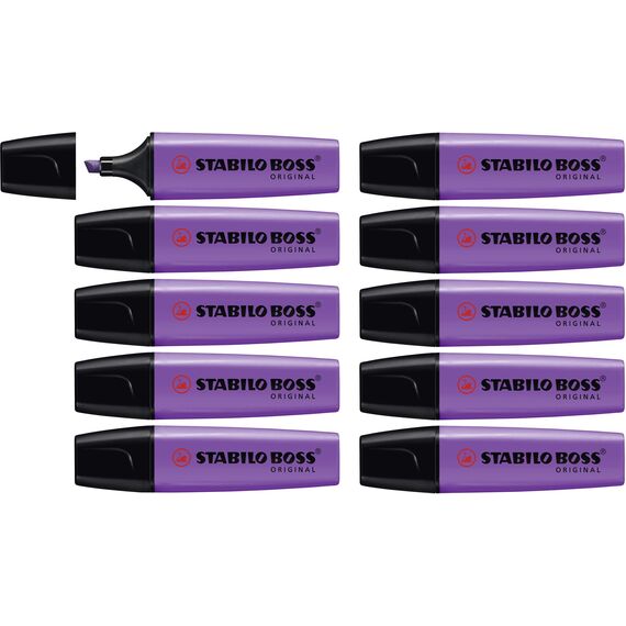 STABILO - Textmarker - BOSS ORIGINAL - 10er Pack - lavendel