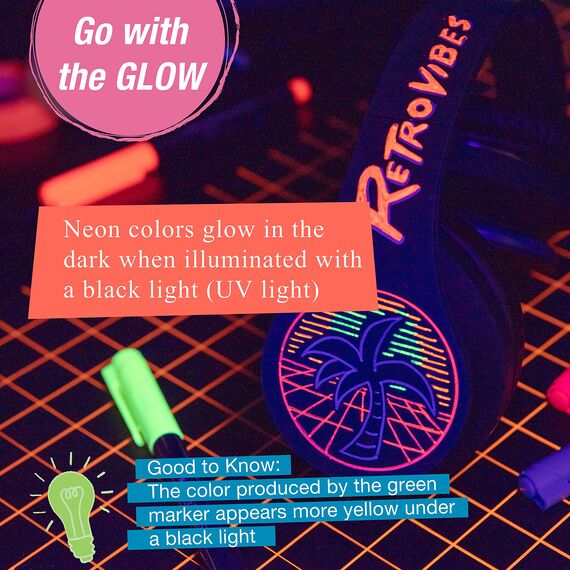 Faber-Castell 160806 - Neon Marker, Layoutmarker, 6er Etui Multimarker