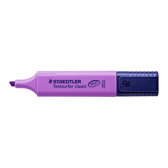STAEDTLER Textsurfer Classic Textmarker für Inkjet-Ausdrücke Strichbreite 2,5-4,7 mm 10 Stück violett