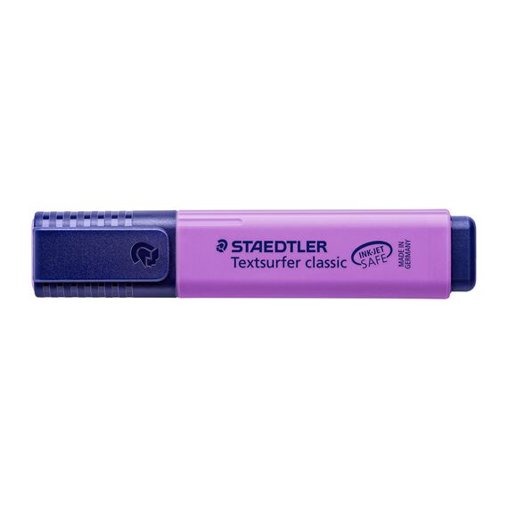 STAEDTLER Textsurfer Classic Textmarker für Inkjet-Ausdrücke Strichbreite 2,5-4,7 mm 10 Stück violett