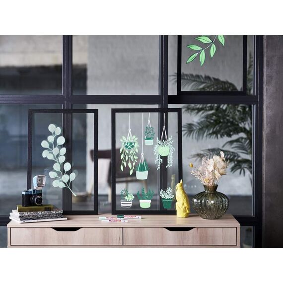 edding 4085 Kreidemarker - kupfer - 1 Kreidestift - Rundspitze 1-2 mm - dünner Kreidestift für Tafel abwischbar - zum Beschriften von Fenster, Glas, Spiegel - Tafelstift mit deckenden Farben