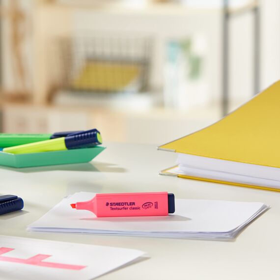 STAEDTLER 364 WP4 Textsurfer classic Textmarker 4 Stück im Weichplastiketui