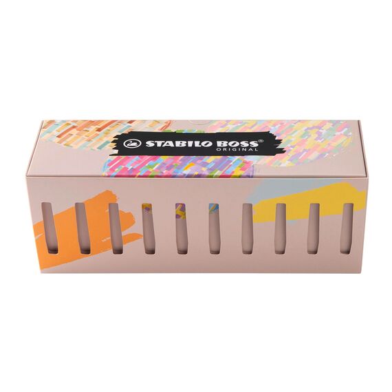 STABILO - Textmarker - BOSS ORIGINAL - 30er - 9 Neon, 14 Pastell Textmarker, 6 in natürlichen Tönen & 1 schwarzer Marker