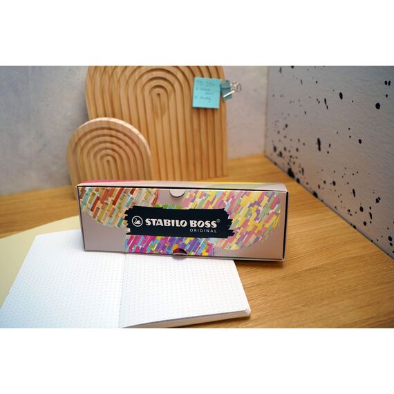 STABILO - Textmarker - BOSS ORIGINAL - 30er - 9 Neon, 14 Pastell Textmarker, 6 in natürlichen Tönen & 1 schwarzer Marker