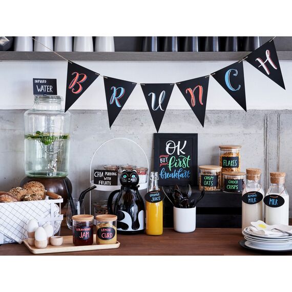 edding 4085 Kreidemarker - Rundspitze 1-2 mm - dünner Kreidestift für Tafel abwischbar - zum Beschriften von Fenster, Glas, Spiegel - Tafelstift mit deckenden Farben (3 Stifte - Weiß)