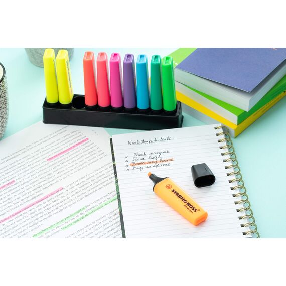 STABILO - Textmarker BOSS ORIGINAL - 10er Tischset