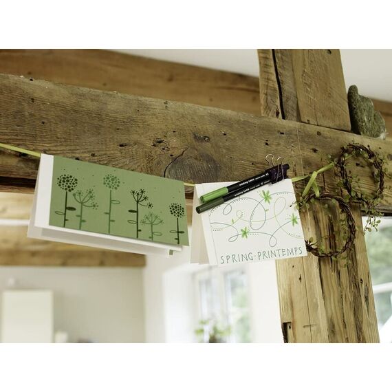 edding 1300 Fasermaler medium - grün - 10 Stifte - Rundspitze 2 mm - Filzstift zum Zeichnen und Schreiben - Filzstift für Schule, Mandala, Bullet Journal