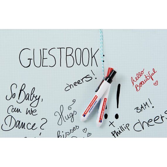 edding Retract 11 Permanent Marker - grün - 1 Stift - runde Feder 1,5-3 mm - wasserfest, schnelltrocknend - für die einfache Einhandbedienung - für Karton, Kunststoff, Holz, Metall, Glas