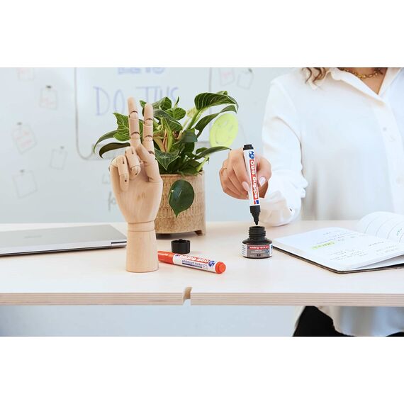 edding BTK 25 Nachfülltinte Whiteboardmarker - grün - 25 ml - mit Tropfendosiersystem, zum schnellen Nachfüllen fast aller edding Whiteboardmarker