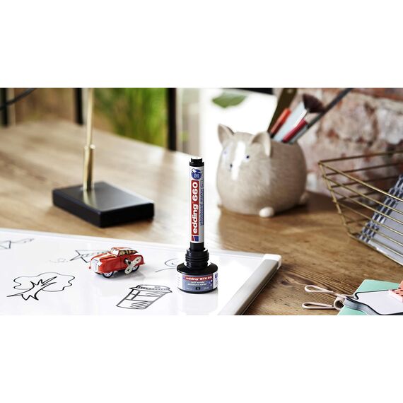 edding BTK 25 Nachfülltinte Whiteboardmarker - grün - 25 ml - mit Tropfendosiersystem, zum schnellen Nachfüllen fast aller edding Whiteboardmarker