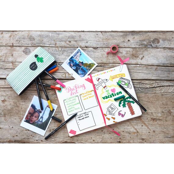 edding 1200 Fasermaler fein - honigmelone (gelb) - 10 Stifte - Rundspitze 1 mm - Filzstift zum Zeichnen und Schreiben - für Schule, Mandala